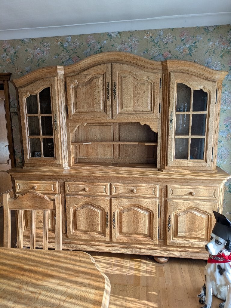 Complete Eiken Eetkamer, Huis en Inrichting, Ophalen, Zo goed als nieuw