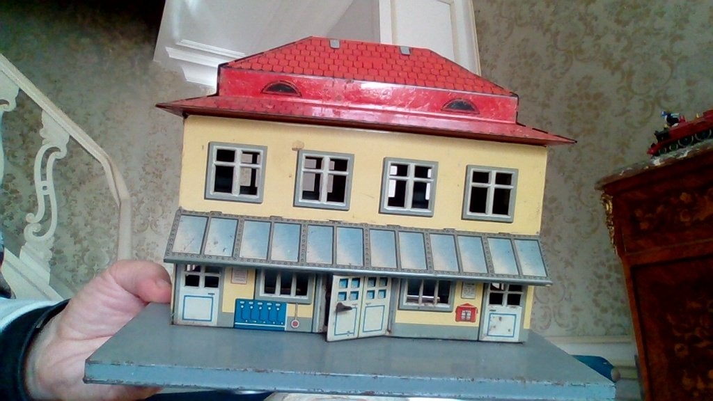 Ancienne gare en tôle (made in germany avant les années 40, Enlèvement