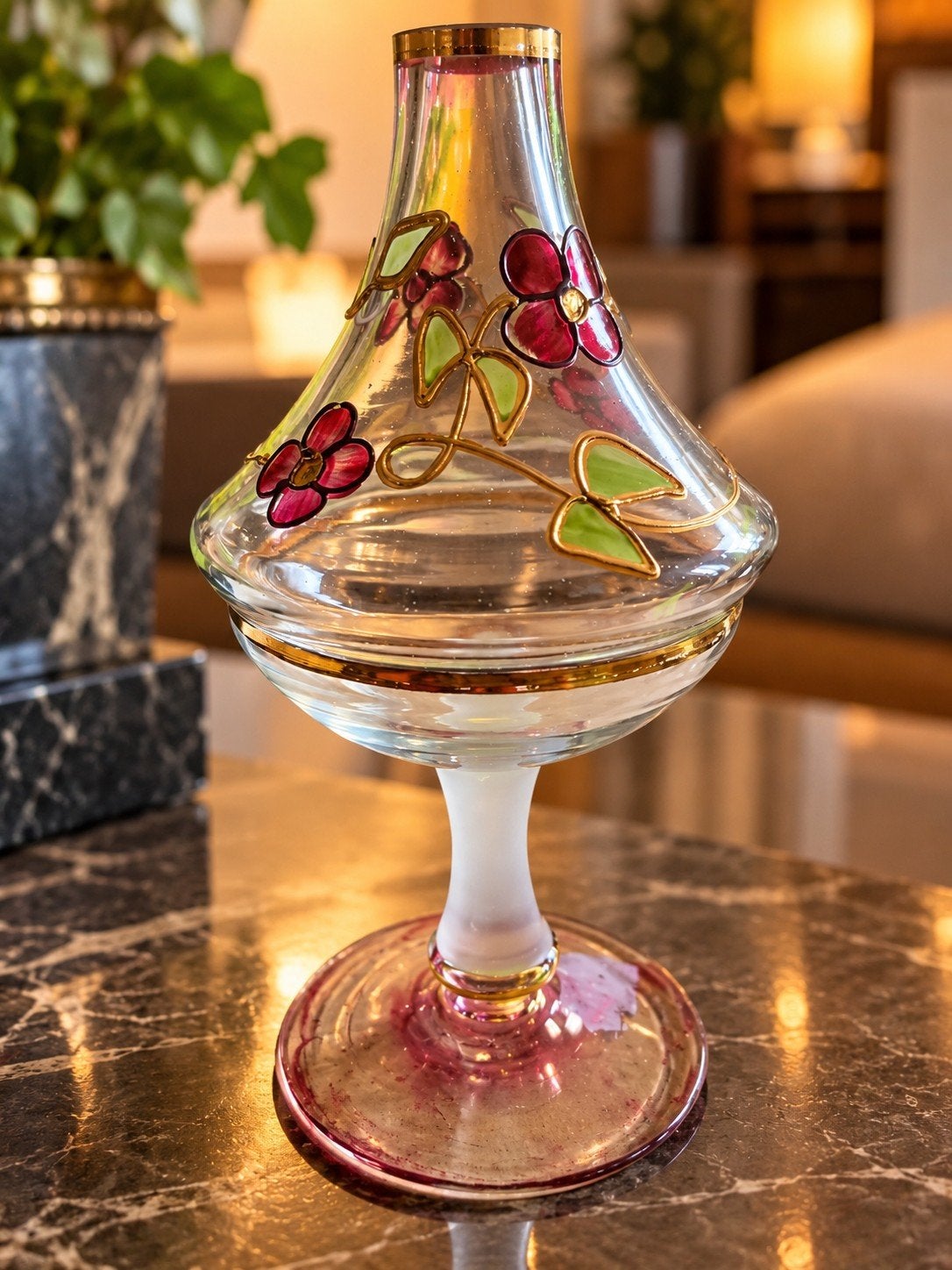 verre decoree, Enlèvement ou Envoi