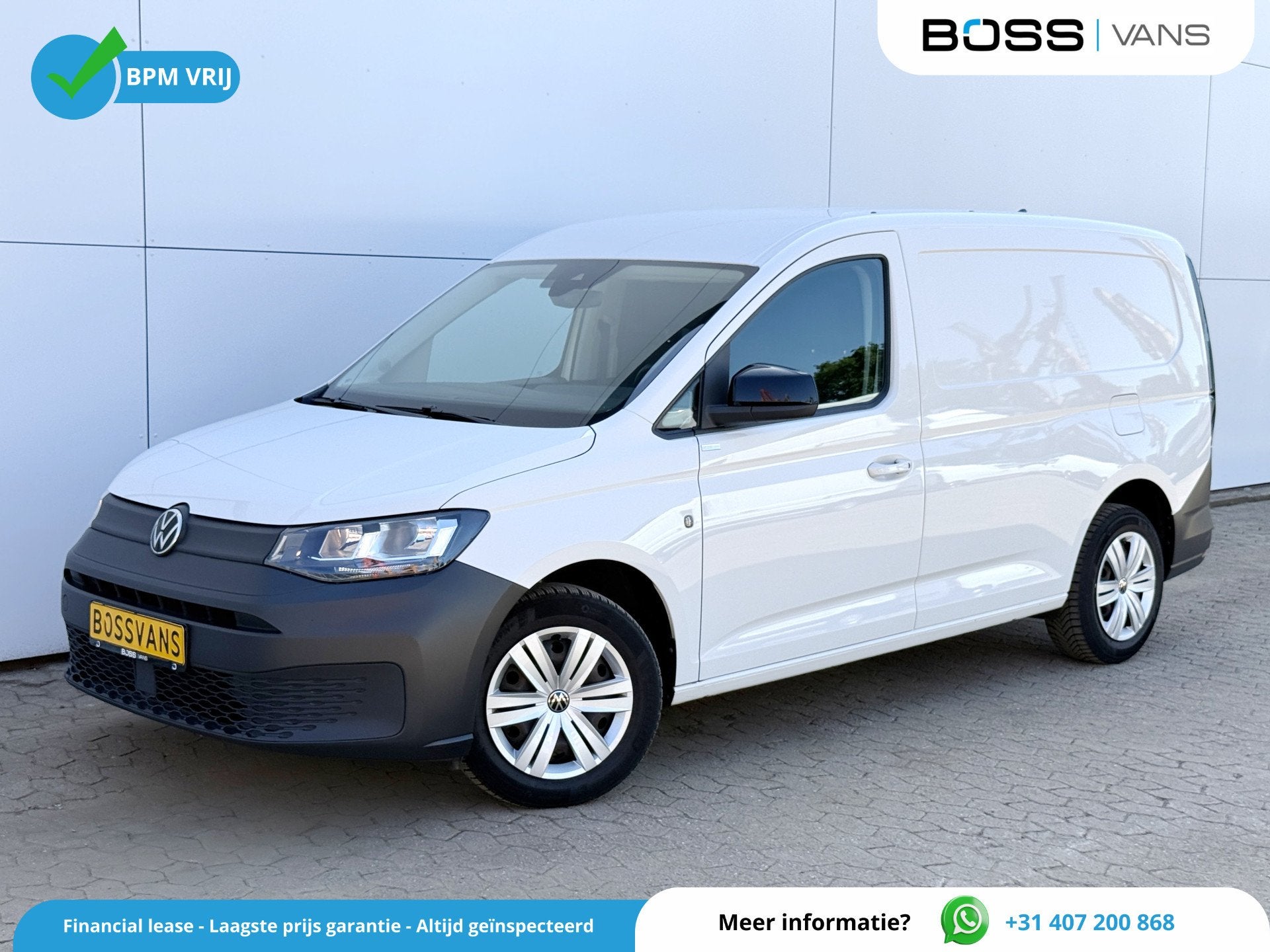 Volkswagen Caddy Cargo Maxi 2.0 TDI 122PK Automaat L2 Cruise, Achat, Entreprise, 2 places, Noir