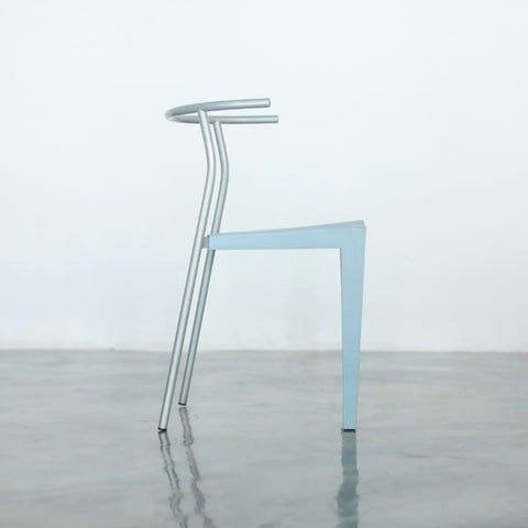 Te koop 2 doc globe stoelen, Huis en Inrichting, Stoelen, Ophalen, Zo goed als nieuw, Blauw, Kunststof
