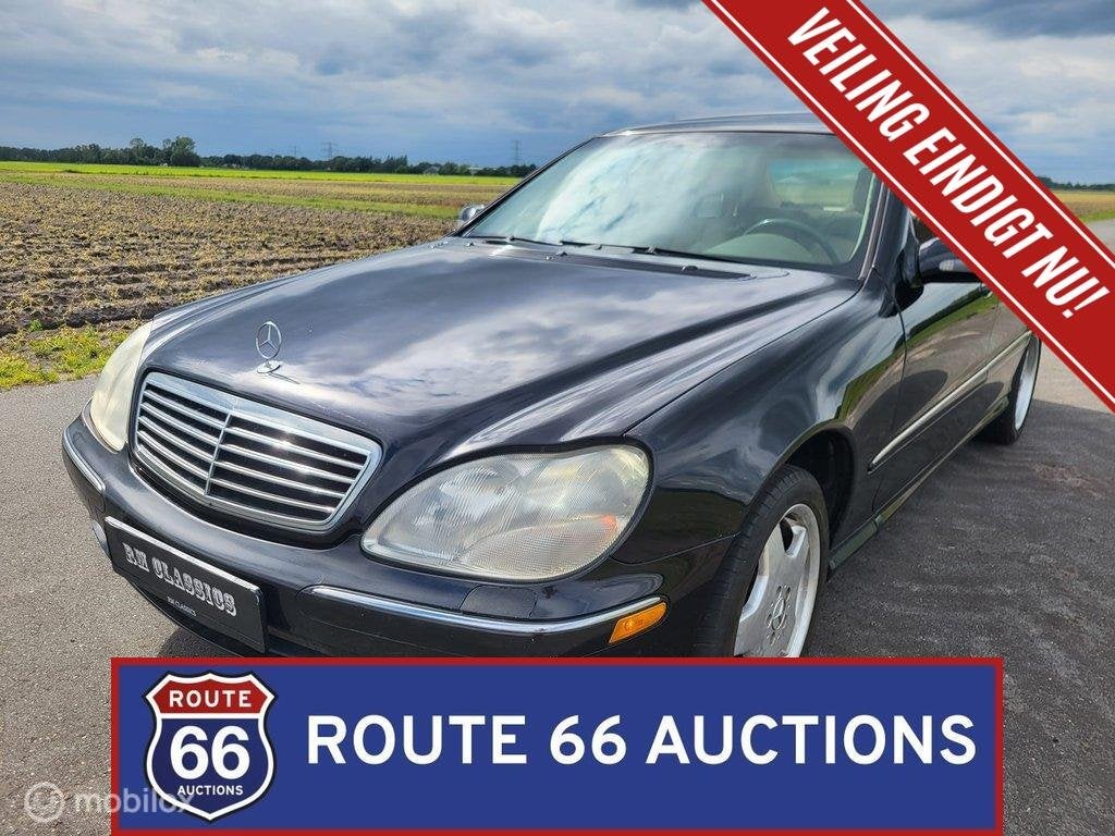Mercedes-Benz S 55 AMG | 2002 | Route 66 Auctions, Autos, Mercedes-Benz, Achat, Entreprise, Boîte manuelle, Autre carrosserie