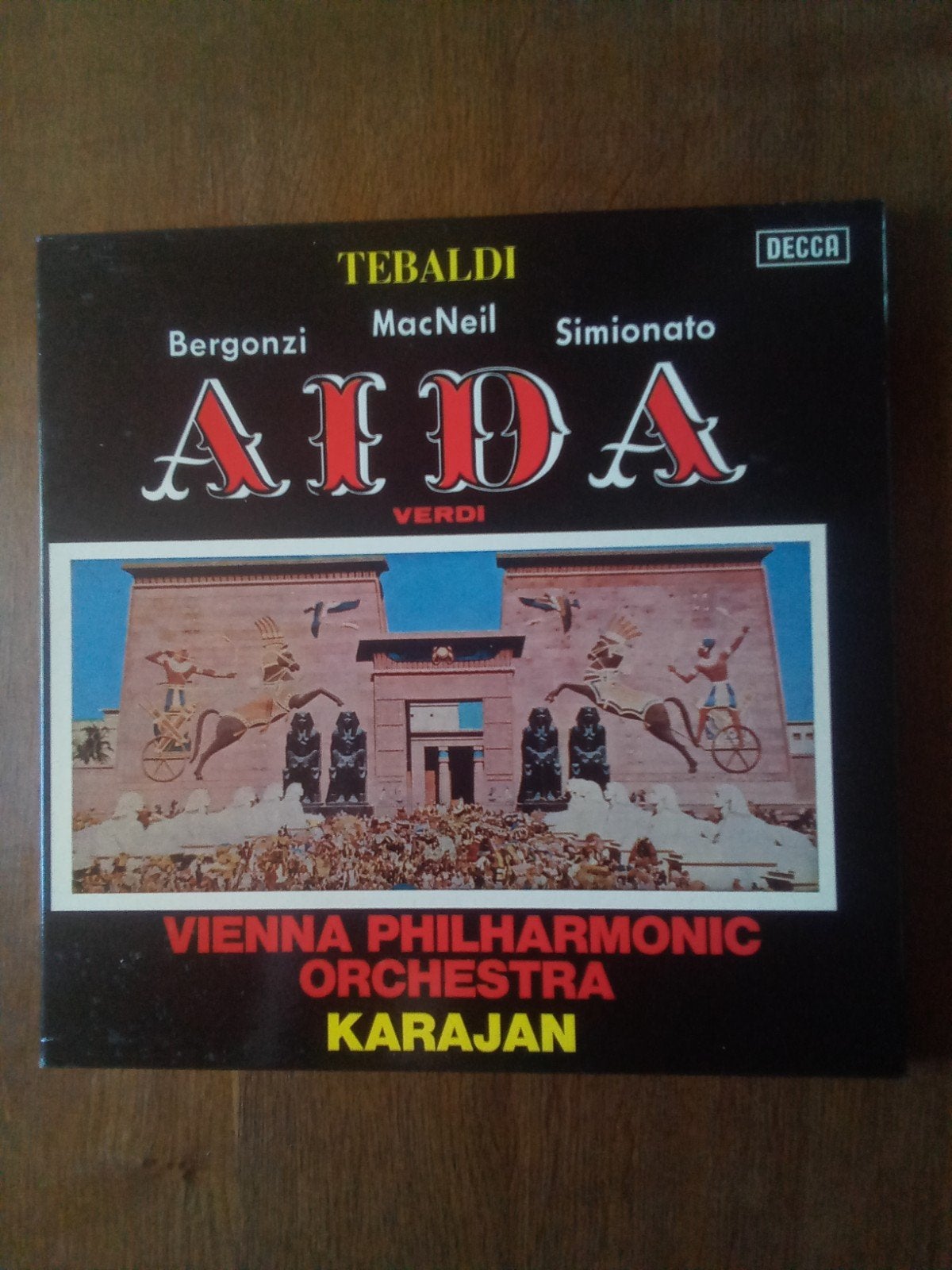 Box Aida (premier pressage 1959), Enlèvement ou Envoi