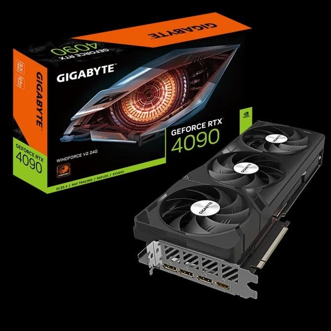 Gigabyte GeForce RTX 4090 Windforce V2 24GB, Computers en Software, Videokaarten, PCI-Express 3, GDDR6, Ophalen of Verzenden, Zo goed als nieuw