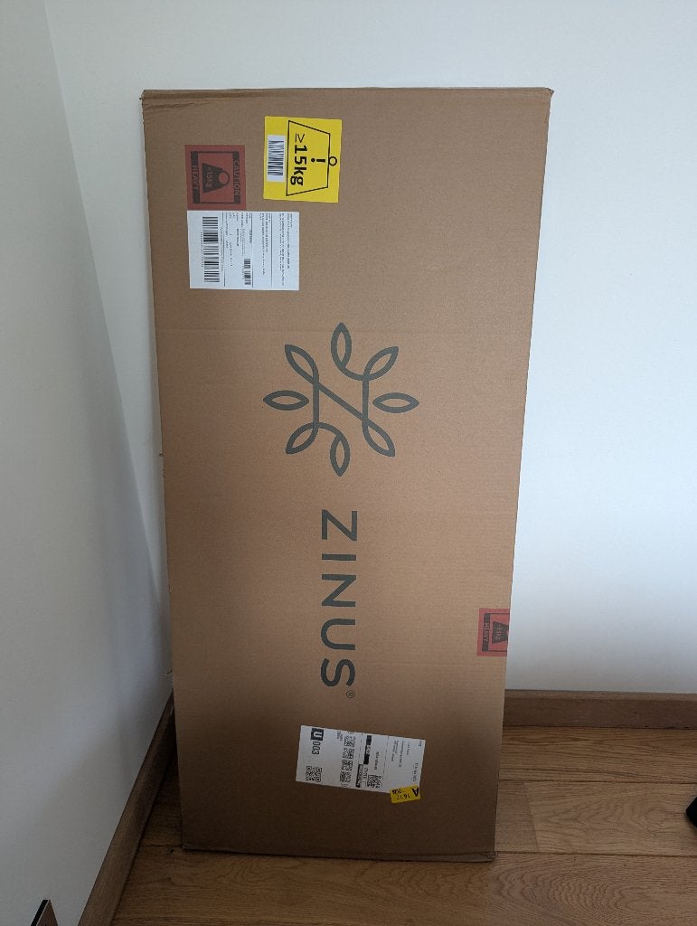 ZINUS Elias Bedframe (180x200 cm) NIEUW in ongeopende doos!, Ophalen, Zwart, 200 cm, Metaal
