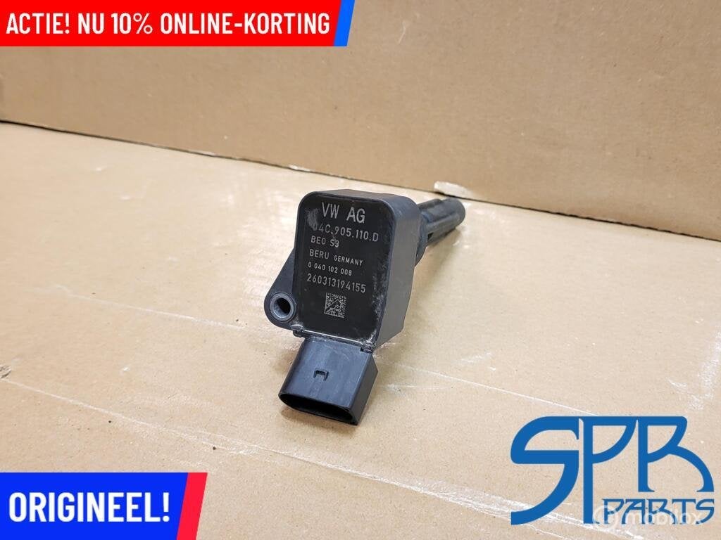 Bobine VW GOLF 7 8 POLO T-ROC AUDI A1 A3 Q2 Q3 SEAT TSI TFSI, Gebruikt, Volkswagen, Ophalen of Verzenden, Volkswagen