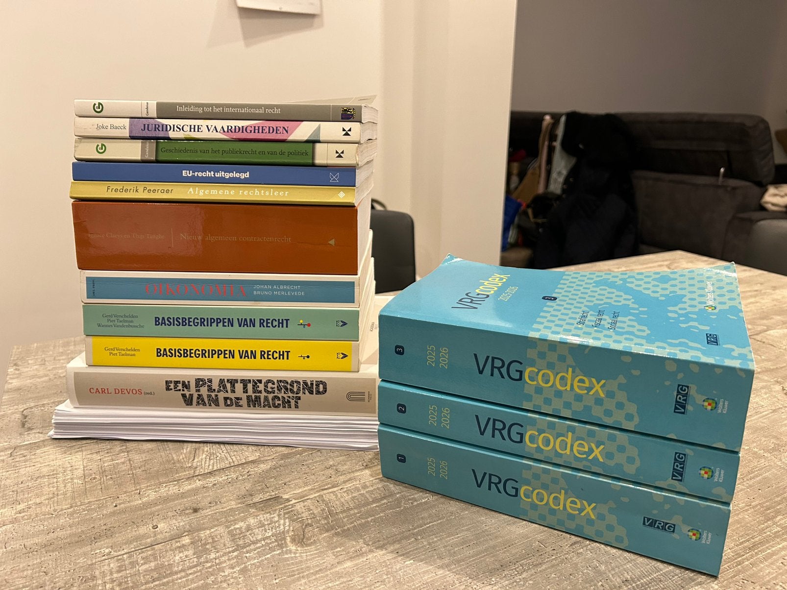 Studieboeken 1e bachlor Rechten Ugent, Livres, Enlèvement ou Envoi, Comme neuf, Enseignement supérieur