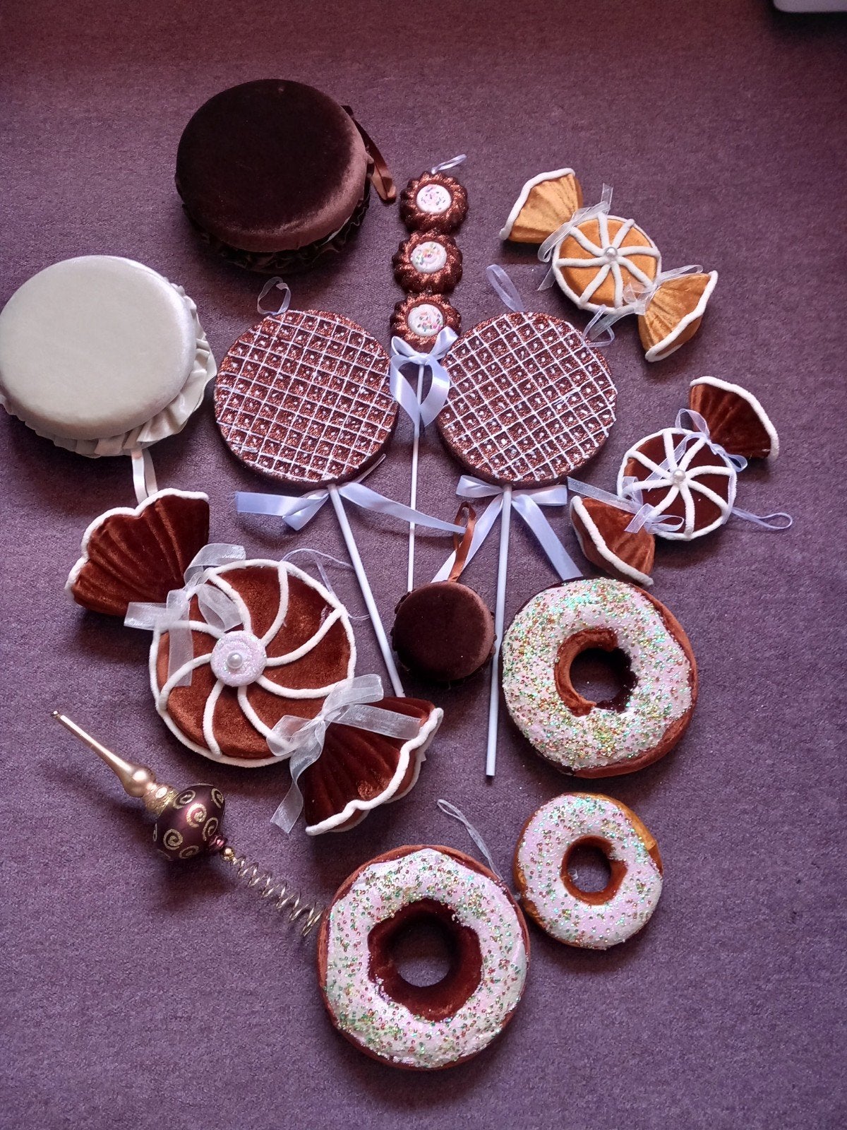 Décoration de Noël thème bonbons,parfait état  prix:25euros, Enlèvement