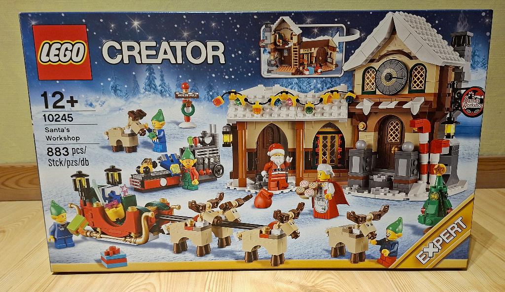Lego - 10245 Santa's Workshop, Instructions incluses, Overige thema's, Lego, Ensemble complet