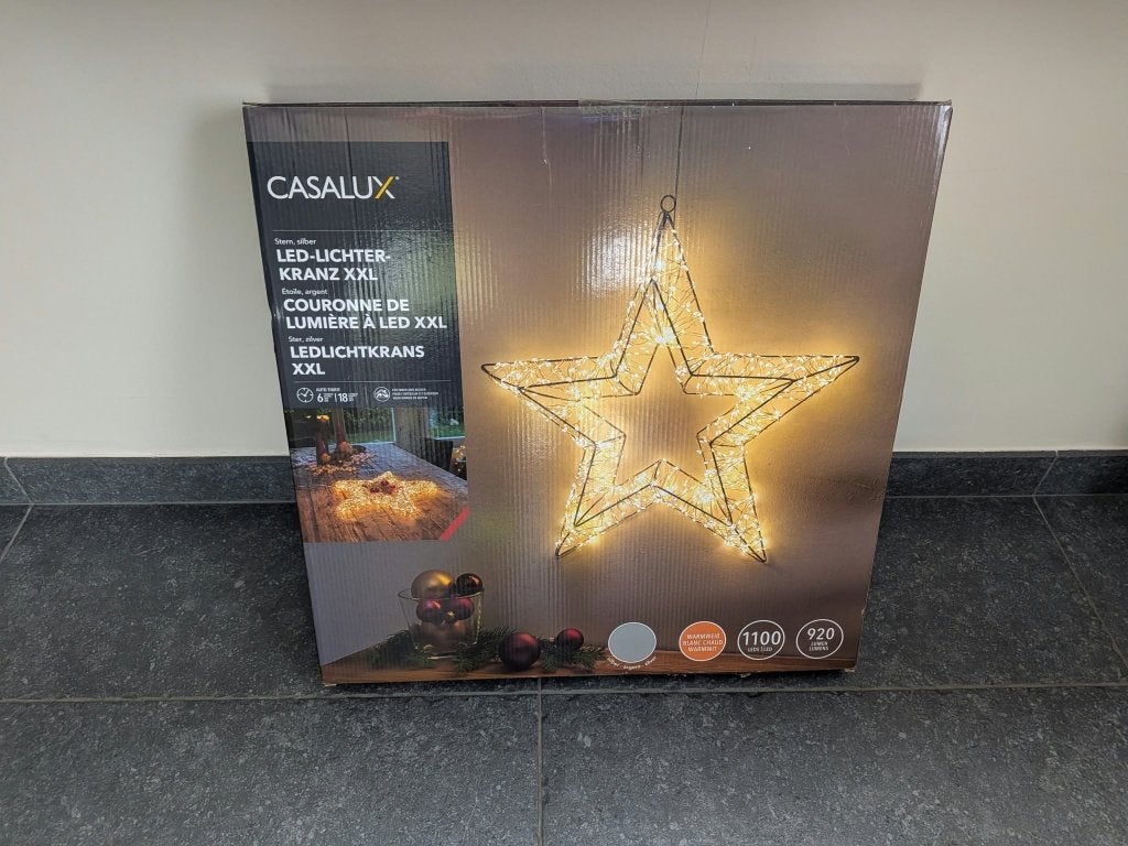 Led Kerstkrans 50cm, Ophalen of Verzenden, Zo goed als nieuw