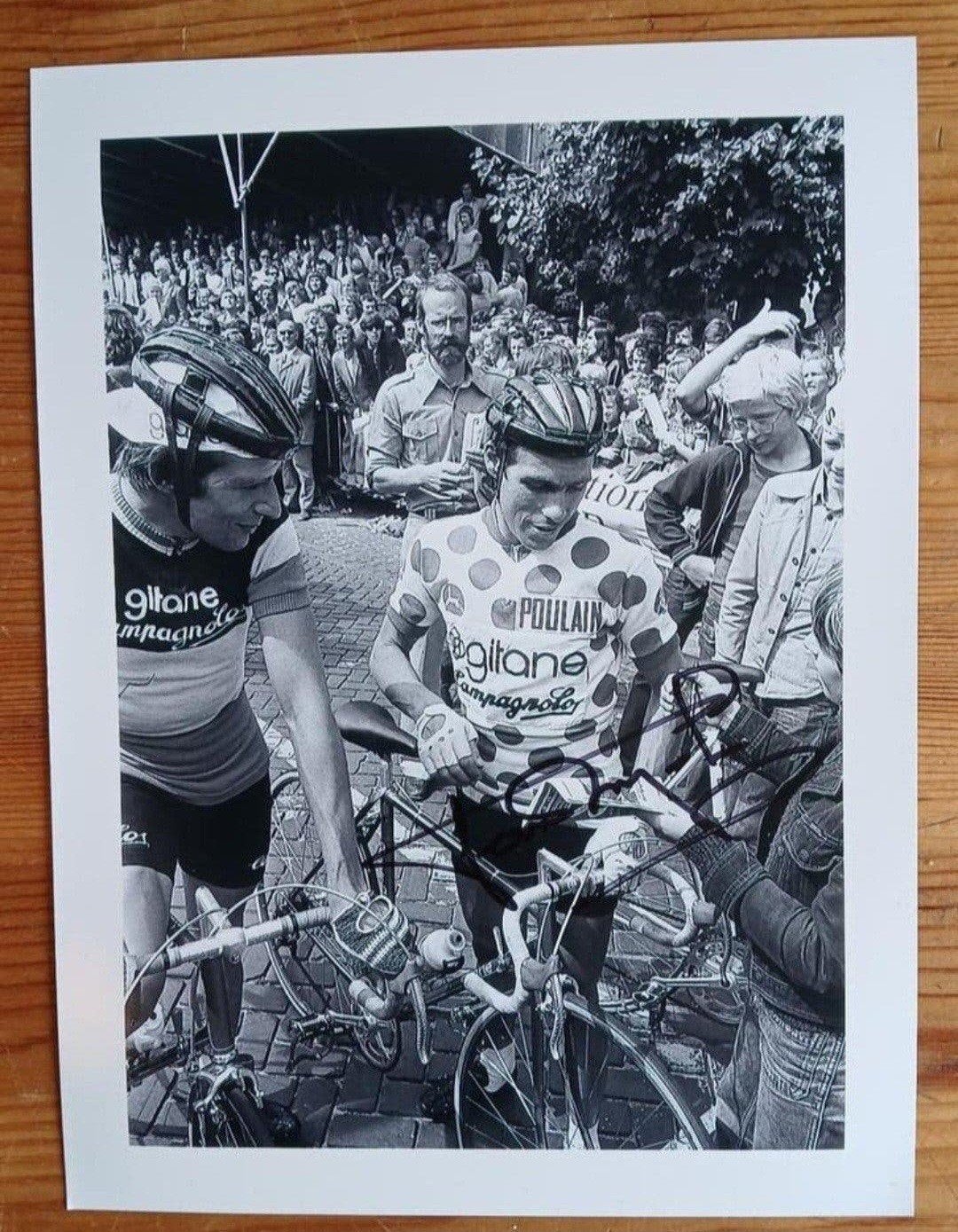 Gesigneerde foto van Lucien van Impe., Envoi, Neuf