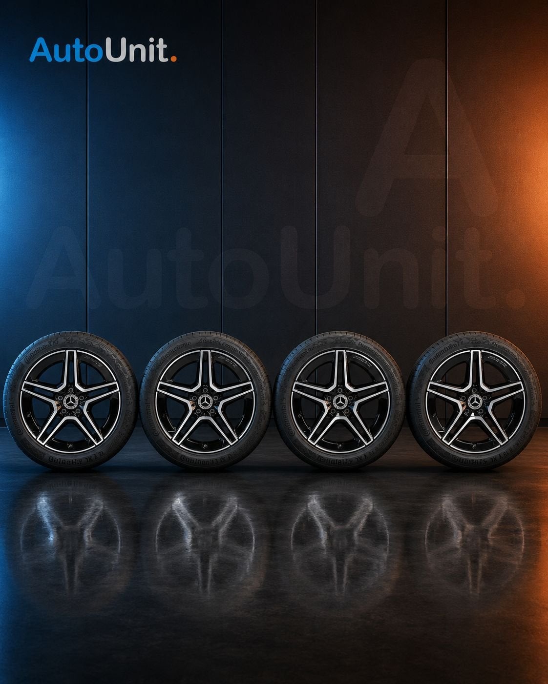 Mercedes GLC zomerset Continental 18 inch (breedset!), Pneus et Jantes, 245 mm, -, Véhicule de tourisme