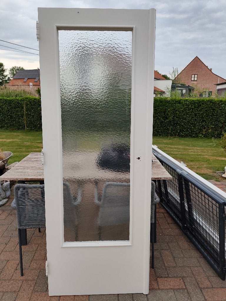 Houten dubbele binnendeuren, Doe-het-zelf en Bouw, Deuren en Vliegenramen, Ophalen, Minder dan 80 cm, Binnendeur, Nieuw