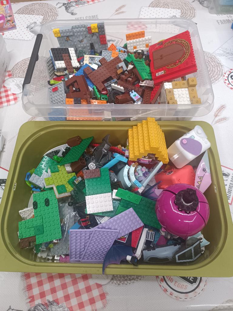 Lot de +- 4,5 kilos de vrac Lego, Enlèvement ou Envoi, Utilisé, Briques en vrac, Lego