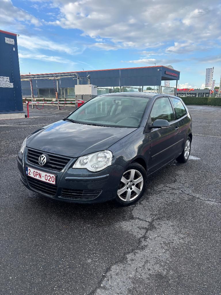 VW Polo 1.2i • Clim Auto • CT 2027 OK • Essence • Jantes, Auto's, Zwart, Blauw, 44 kW, Particulier