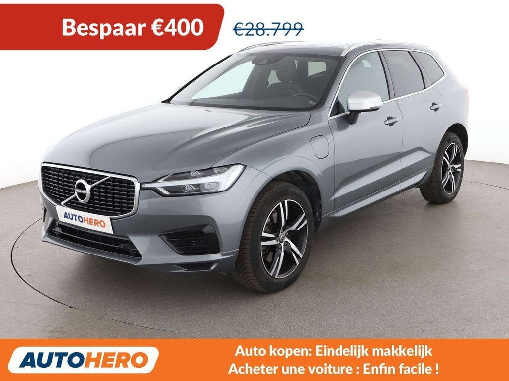Volvo XC60 2.0 T8 Plug-in Hybrid R-Design AWD (automatique), Autos, Volvo, Cuir, Argent ou Gris, Achat, 408 ch