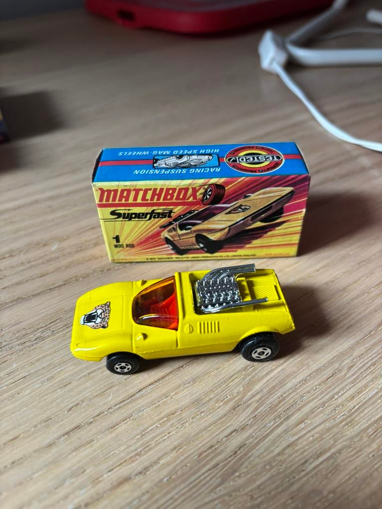 Matchbox superfast no 1 Mod Rod, Verzenden, Zo goed als nieuw