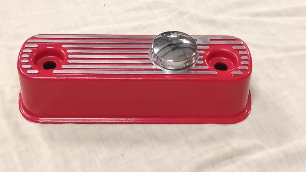 Couvercle de soupape en aluminium RED Classic Mini Cooper, Enlèvement, Neuf, Austin