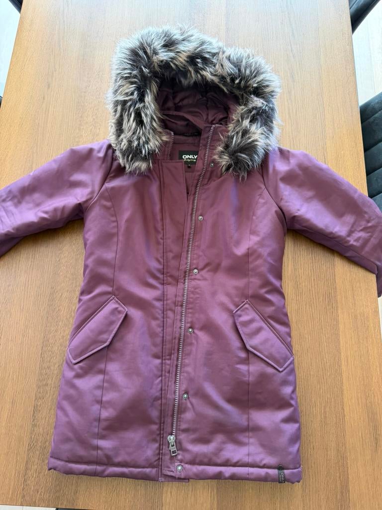 Only winterjas maat S voor meisjes, Ophalen, Zo goed als nieuw, Maat 36 (S)