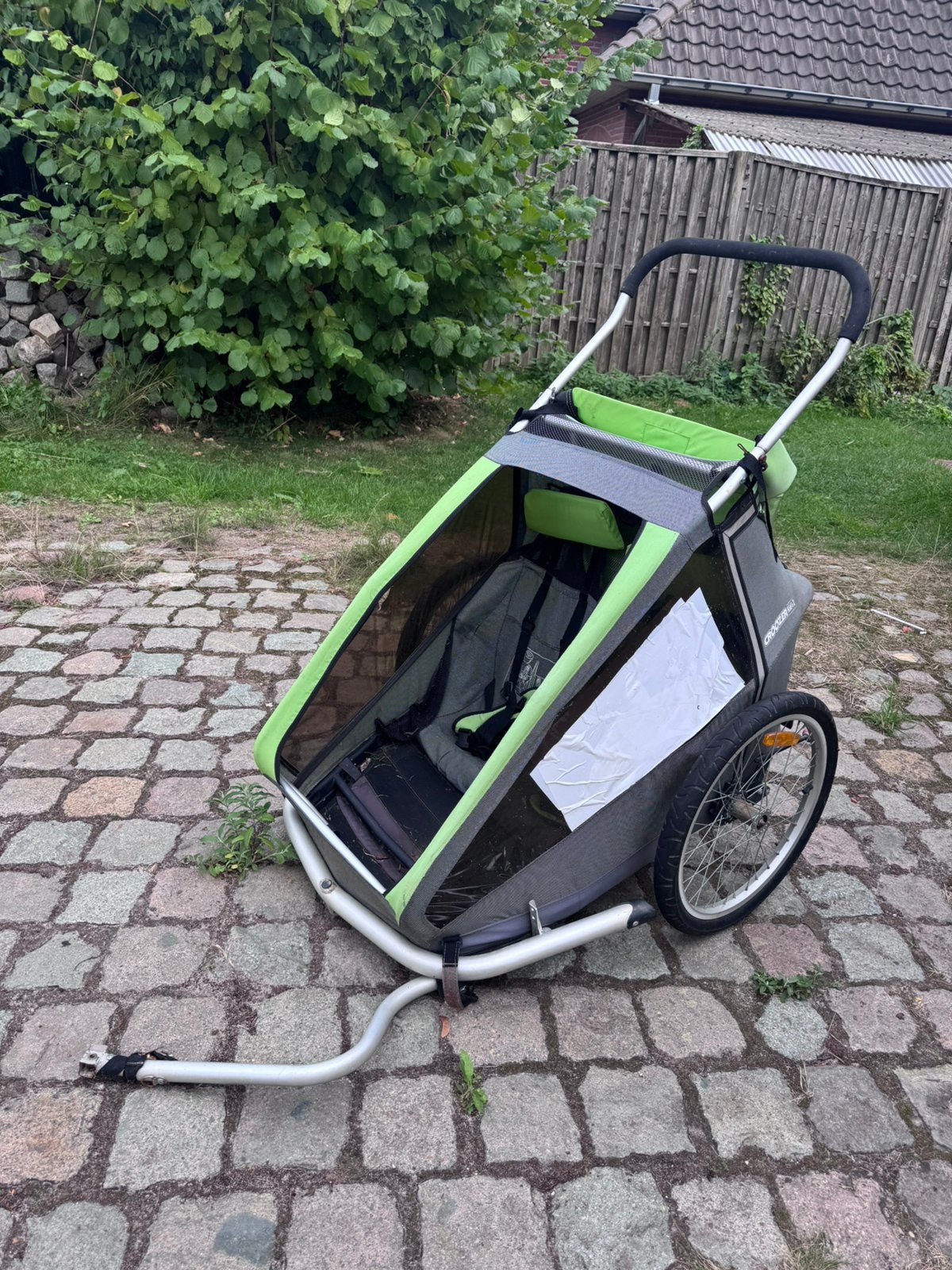 Croozer fietskar, Ophalen, Gebruikt