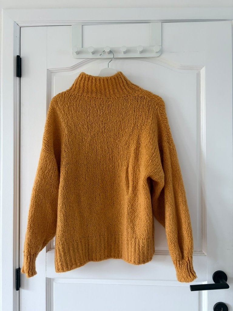 Trui oranje Mohair en wol mix, Ophalen of Verzenden, Zo goed als nieuw, Oranje