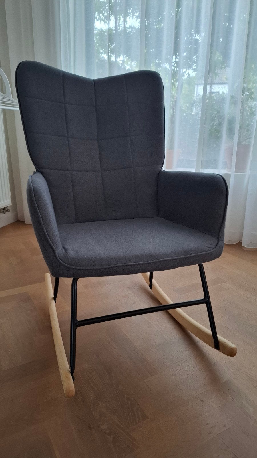 Schommelstoel, Huis en Inrichting, Stoelen, Ophalen, Gebruikt, Eén, Stof