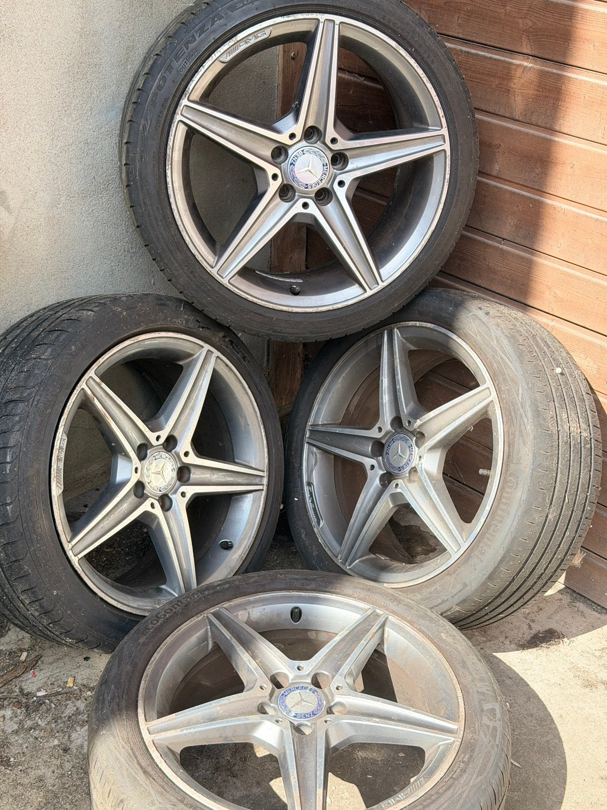 Jantes Mercedes Classe C 200d Amg Jantes 18 pouces, Enlèvement, Jante(s)