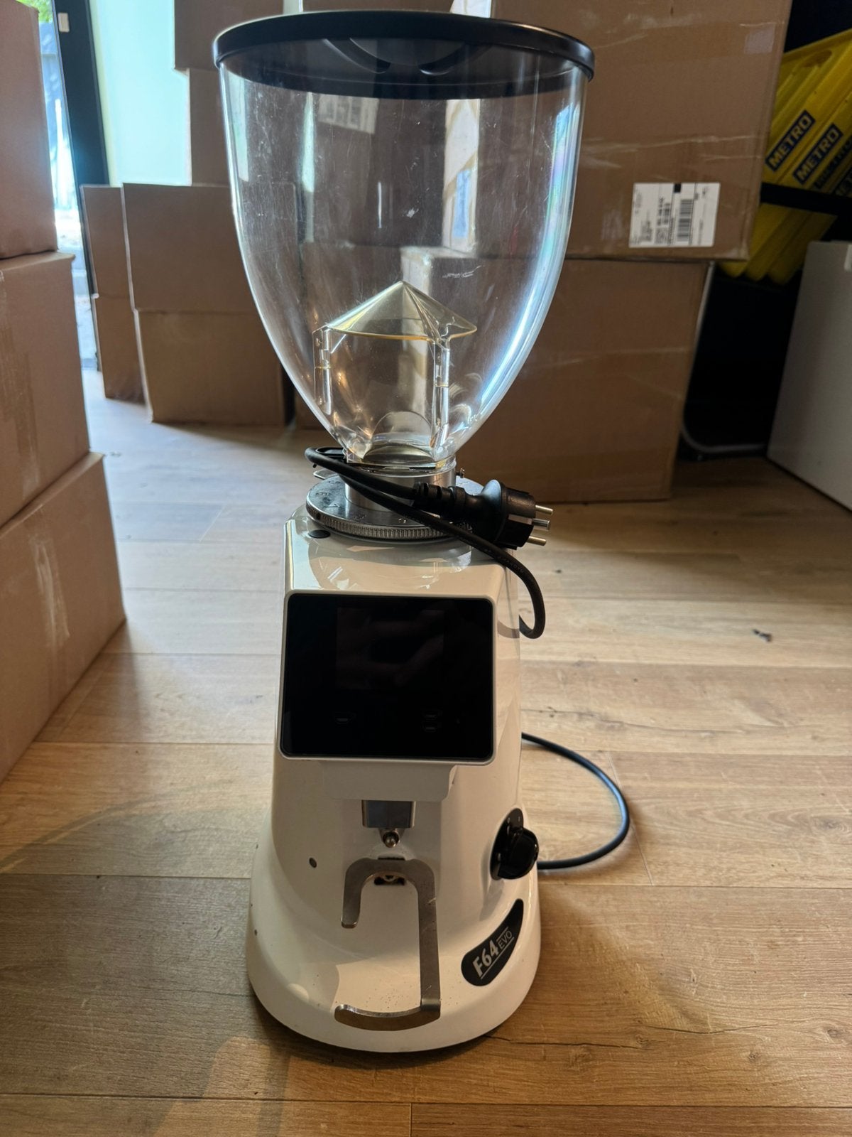 Moulin à café Fiorenzato Super Electronic — fonctionne bien, Electroménager, Enlèvement, Utilisé, Autres marques, Moulin à café