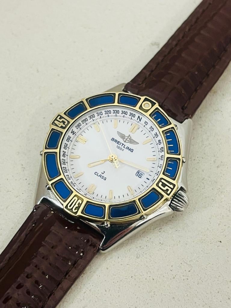 Vintage Breitling J class dames horloge, Handtassen en Accessoires, Horloges | Dames, Overige merken, Staal, Polshorloge, Ophalen of Verzenden