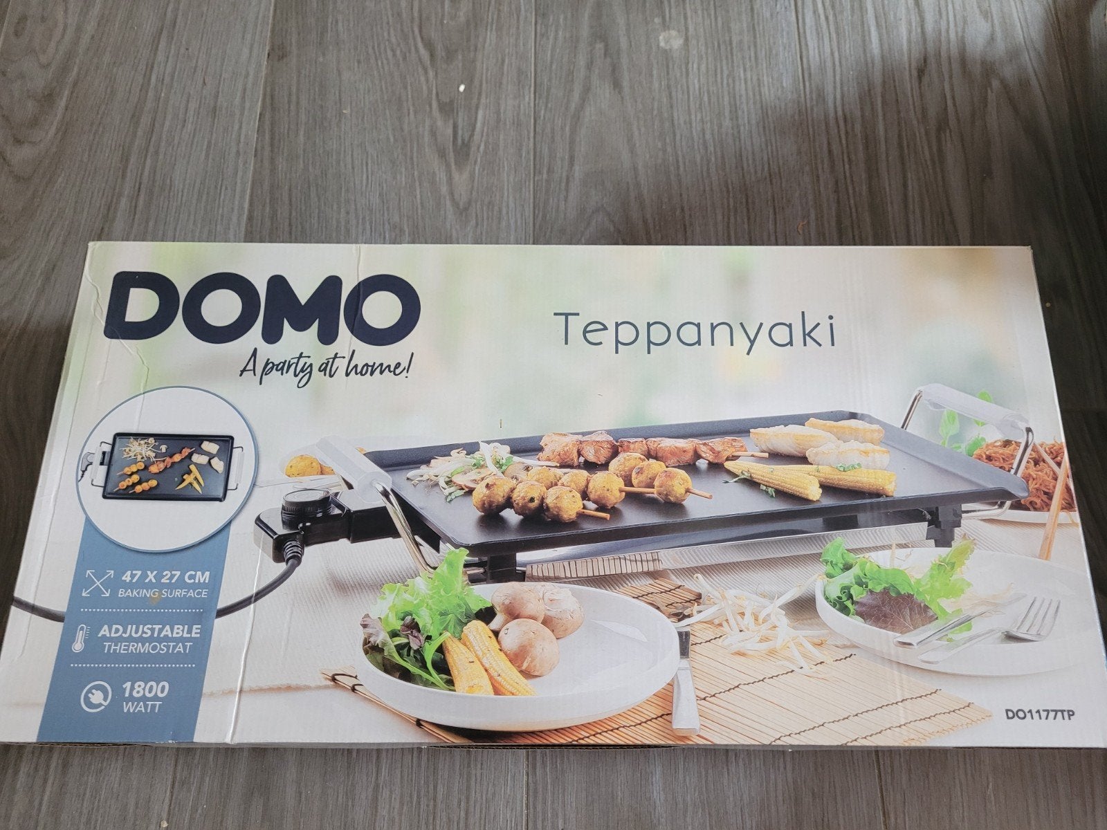 Plancha Teppanyaki Domo DO1177TP 1800W, Electroménager, Enlèvement ou Envoi