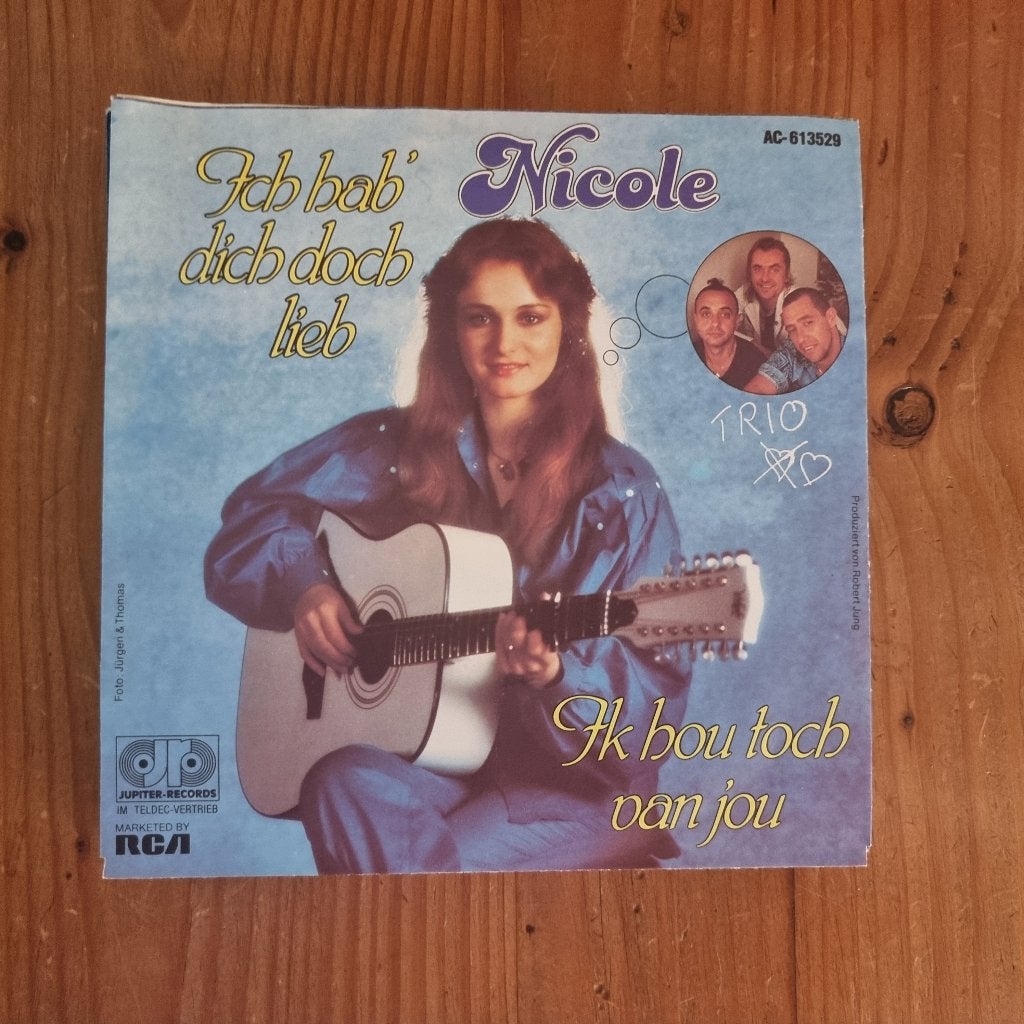 7" Nicole - Ich hab' dich doch lieb, Cd's en Dvd's, Vinyl Singles, Gebruikt, Pop, 7 inch, Ophalen of Verzenden