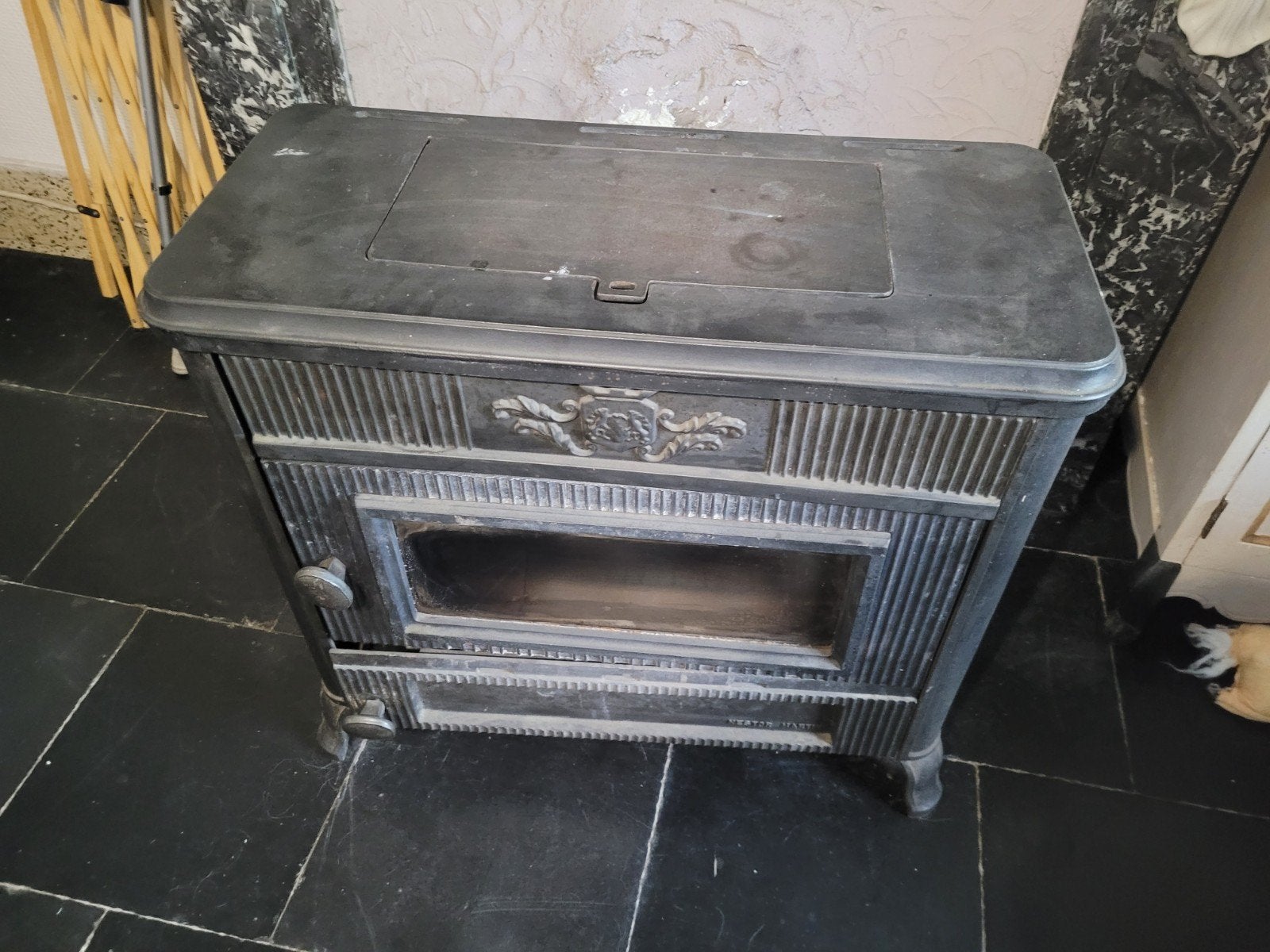 poele bois charbon, Enlèvement, Utilisé, Cheminée sur pied, Cheminée au bois