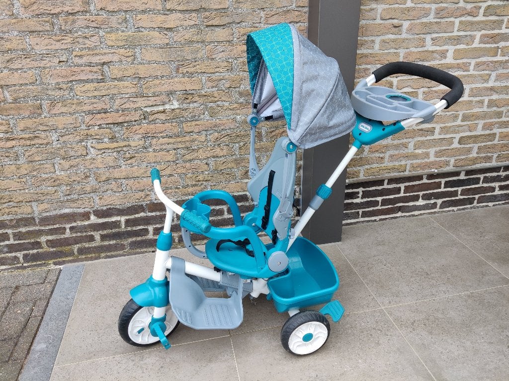 Kinderdriewieler 4 in 1 met stuurstang, Vélos & Vélomoteurs, Enlèvement, Comme neuf, Litle Tikes, Tige de poussée
