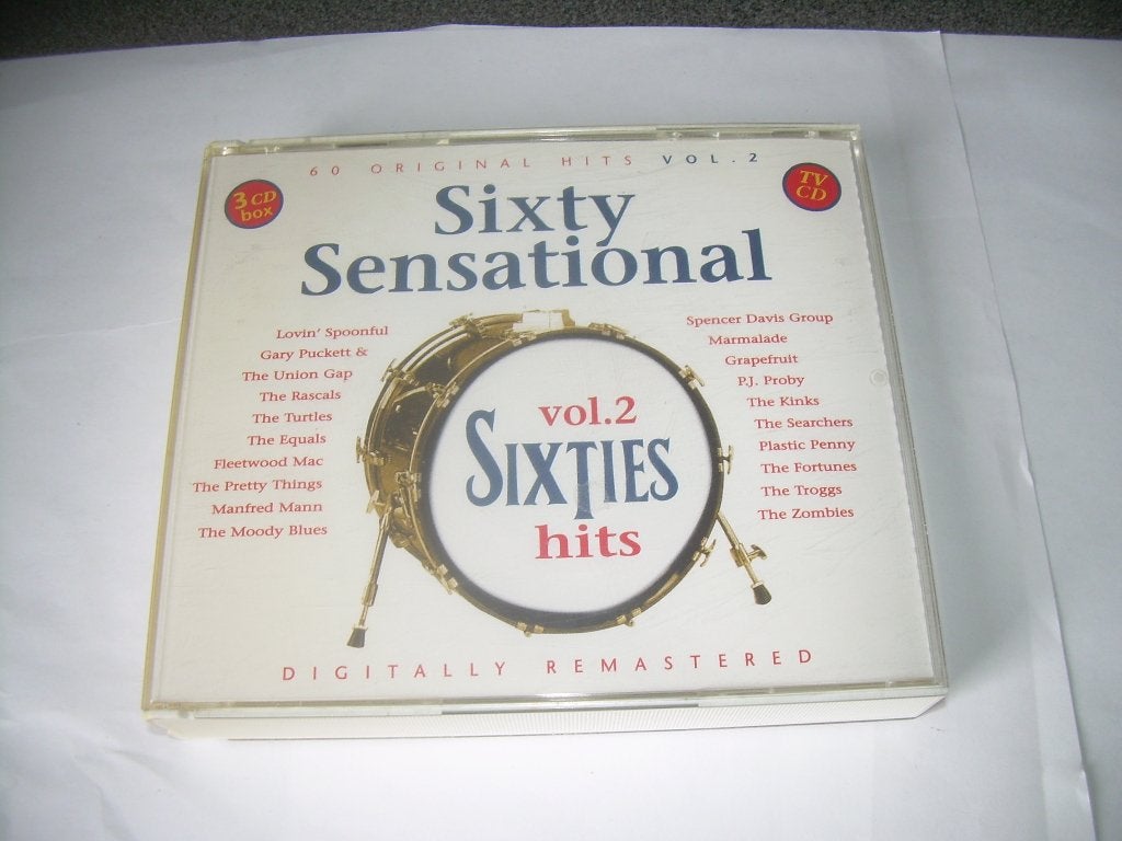 3 CD BOX - THE SIXTIES - VOL 2, Cd's en Dvd's, Ophalen of Verzenden, Zo goed als nieuw, Pop, Boxset