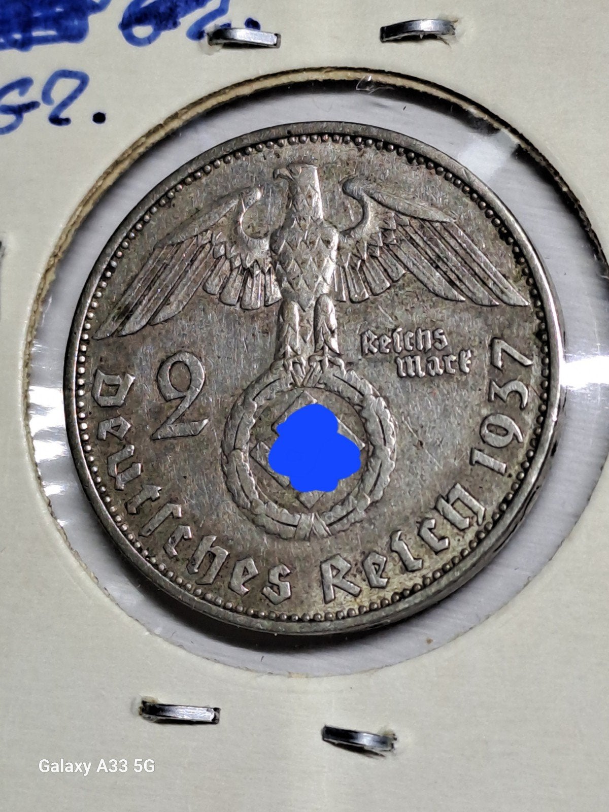 Allemagne-2 mark 1937A -Troisieme Reich, Enlèvement ou Envoi, Allemagne, Monnaie en vrac, Argent