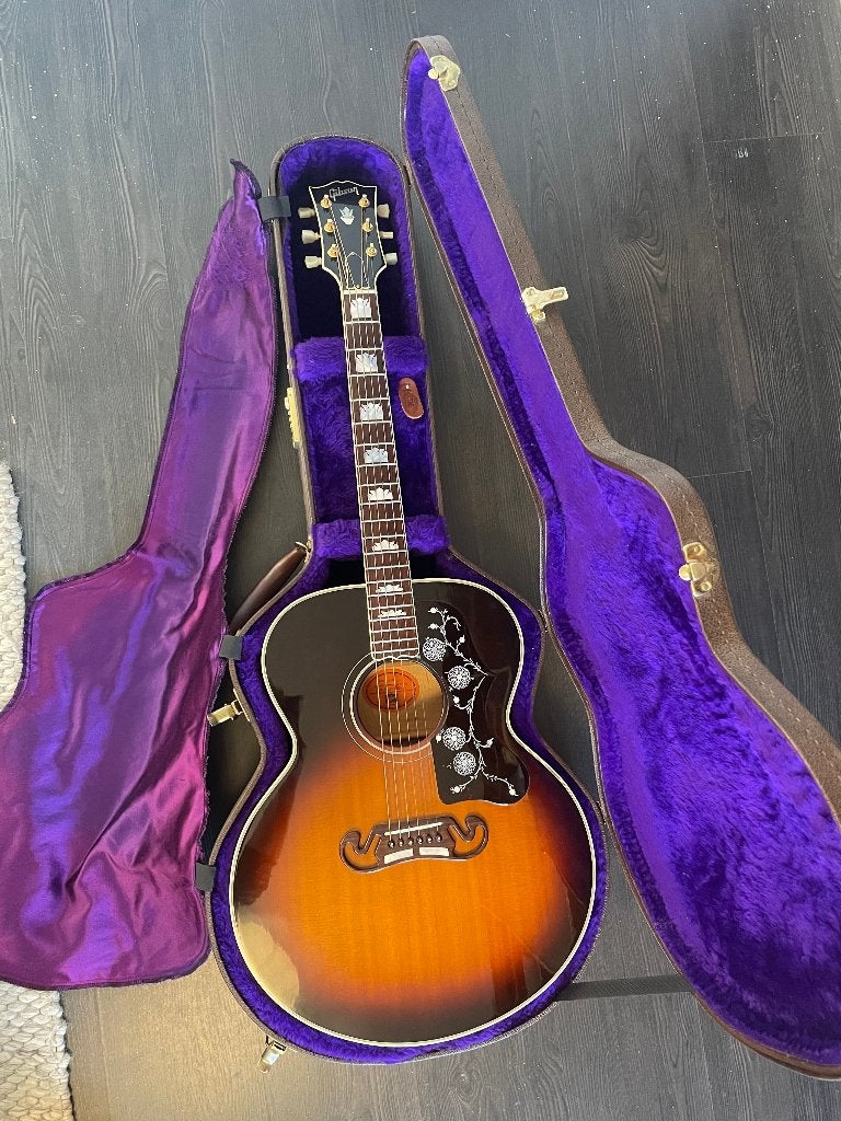 Gibson j200 akoestische gitaar, Muziek en Instrumenten, Ophalen, Zo goed als nieuw, Western- of Steelstringgitaar, Met koffer