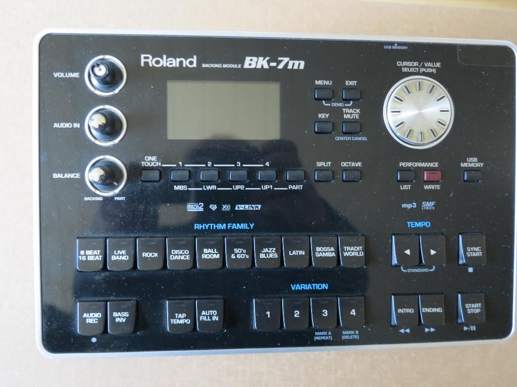 Roland BK-7m + Roland BK-7m foot controller., Gebruikt, Roland, Midi-aansluiting, Ophalen
