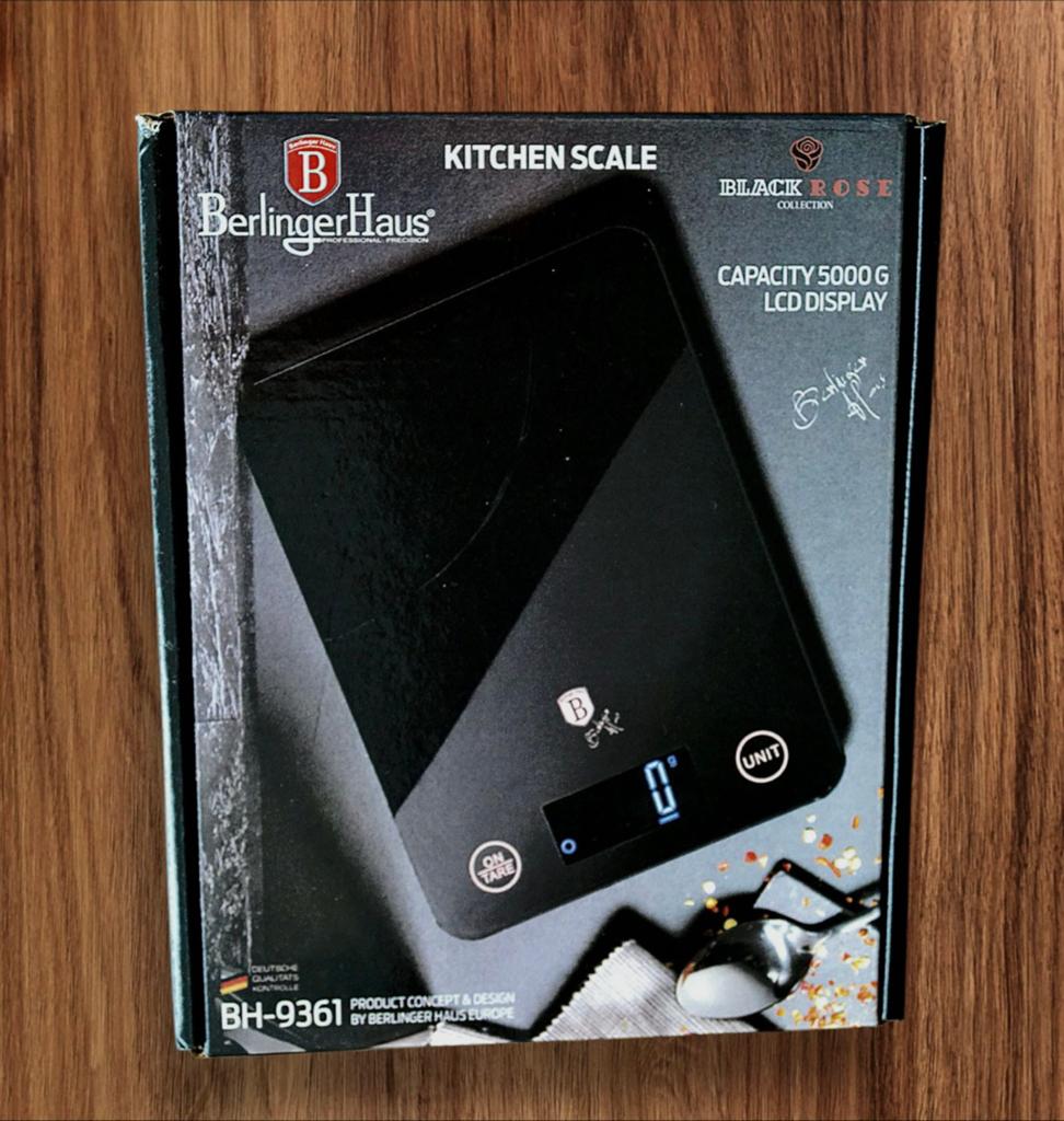 Nieuwe Berlinger Haus Digitale Keukenweegschaal tot 5kg, Huis en Inrichting, Ophalen of Verzenden, Nieuw