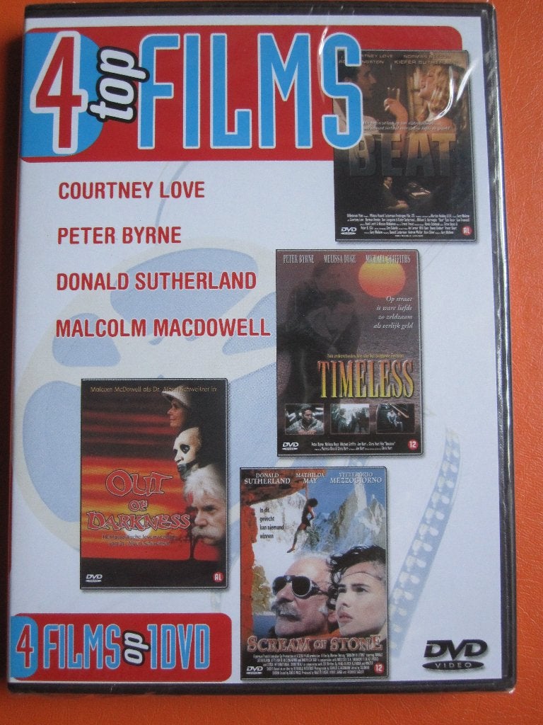 4 Top Films (4 films op 1 DVD) nieuw in de verpakking, Cd's en Dvd's, Engels, Nederlands, Ophalen of Verzenden, Nieuw in verpakking