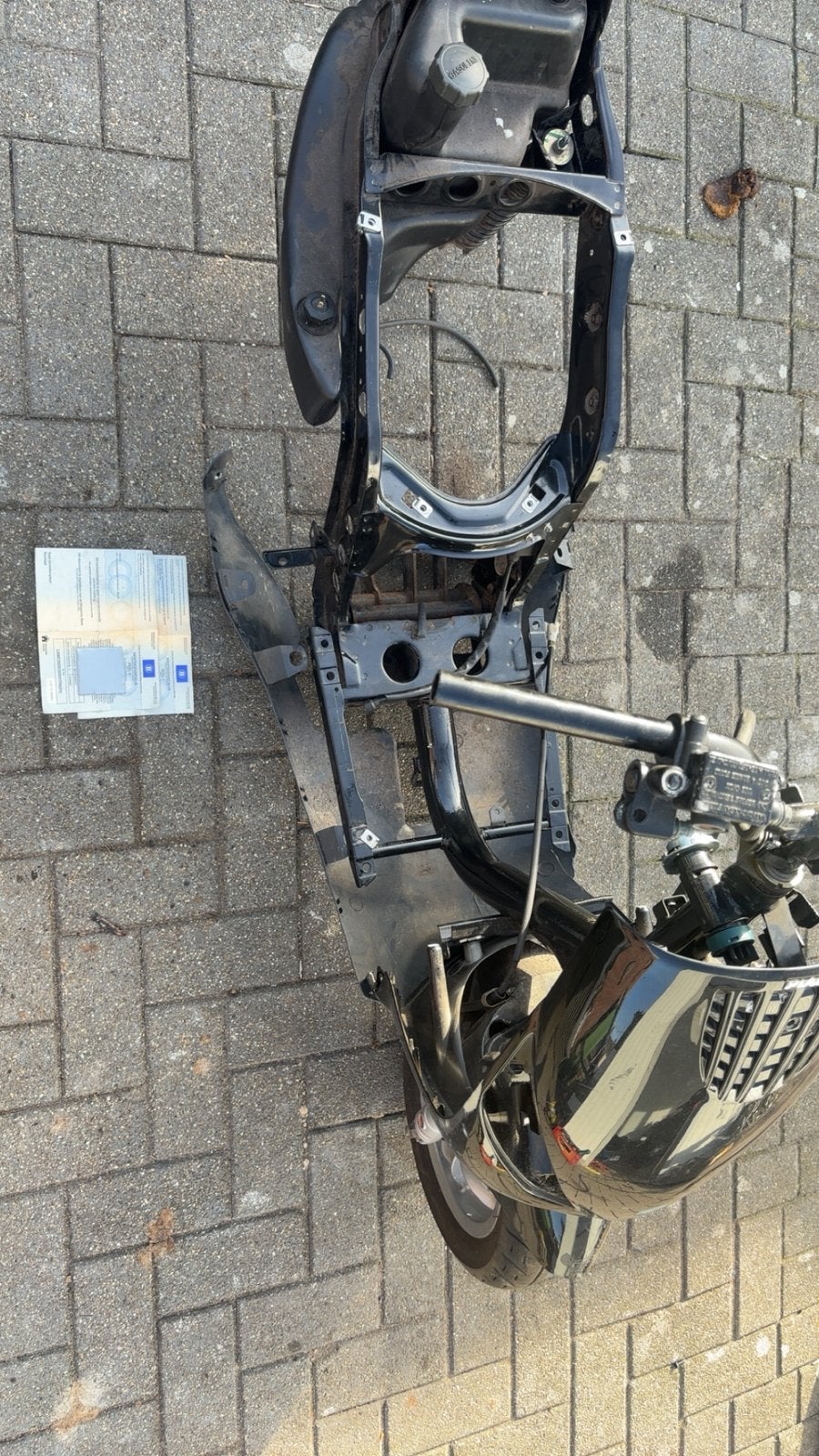 A klas piaggio zip frame, Ophalen, Zo goed als nieuw, Frame