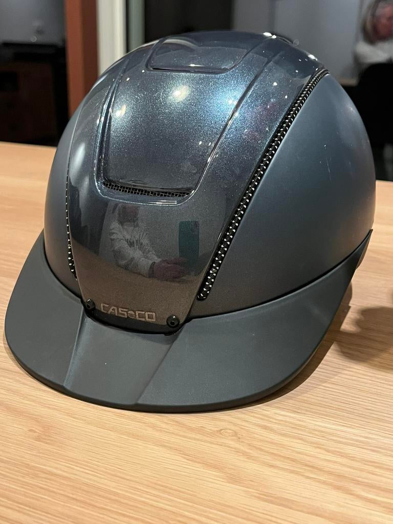 Ruitercap Casco blauw, Dieren en Toebehoren, Ophalen, Zo goed als nieuw