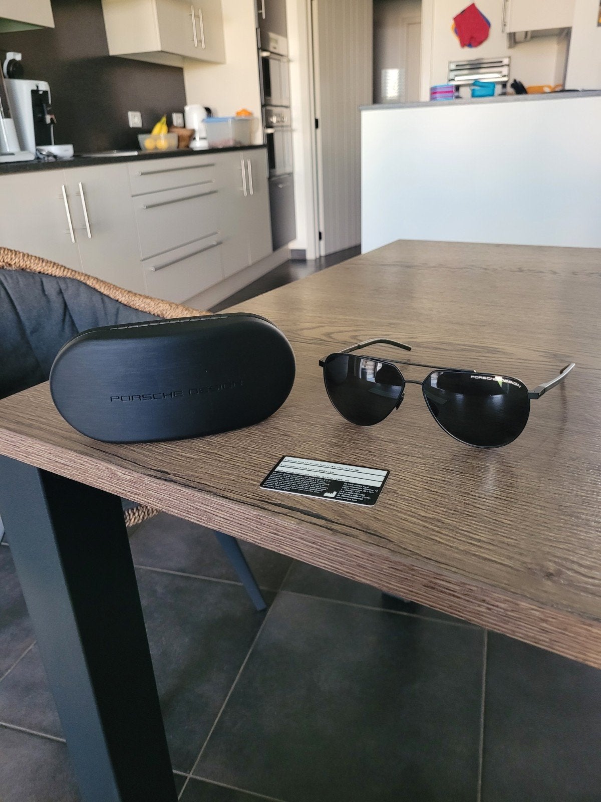 zonnebril porsche design P8968, Overige merken, Zonnebril, Zwart, Ophalen of Verzenden