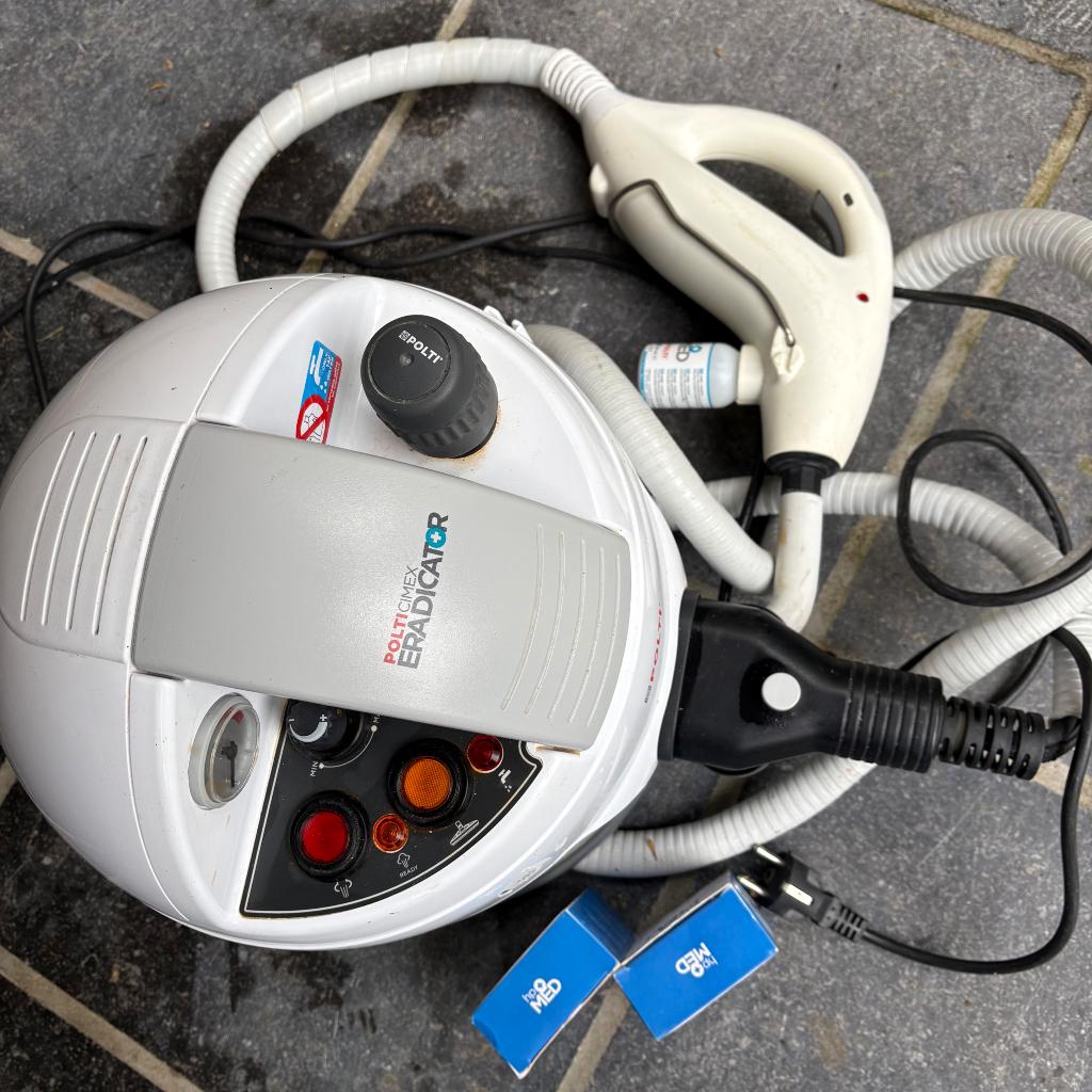 Stoommachine cimex eradicator en bijhorend, Ophalen, Zo goed als nieuw