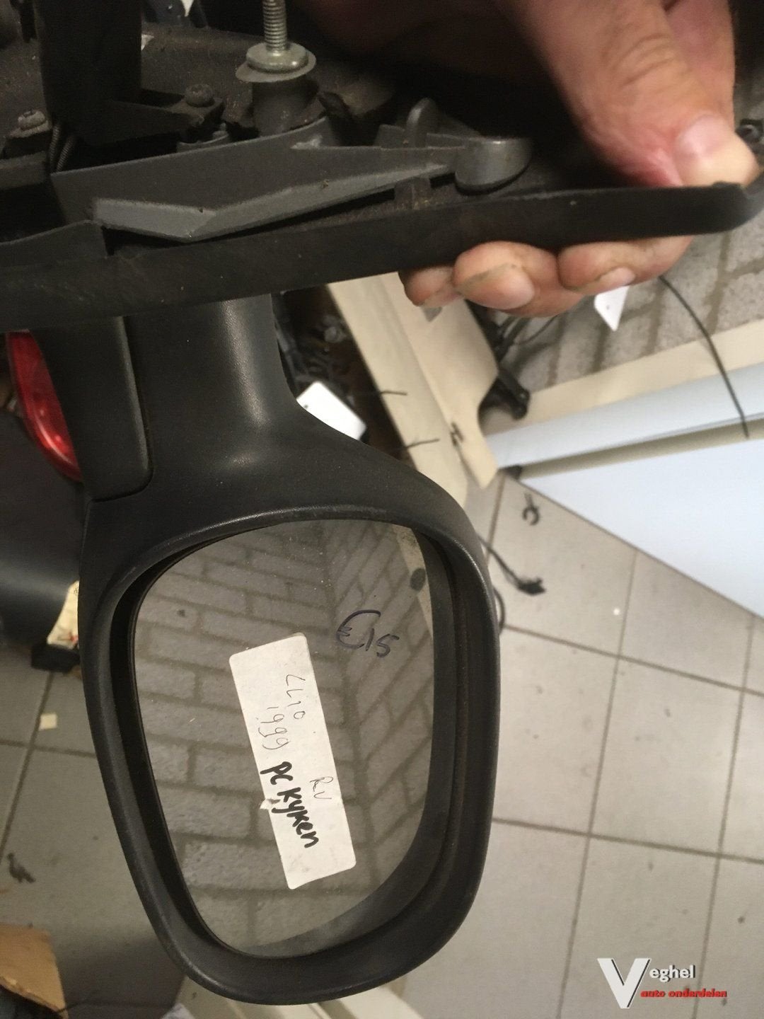 renault clio '99 spiegel rechts handbed, Auto-onderdelen, Gebruikt, -, -, Ophalen of Verzenden