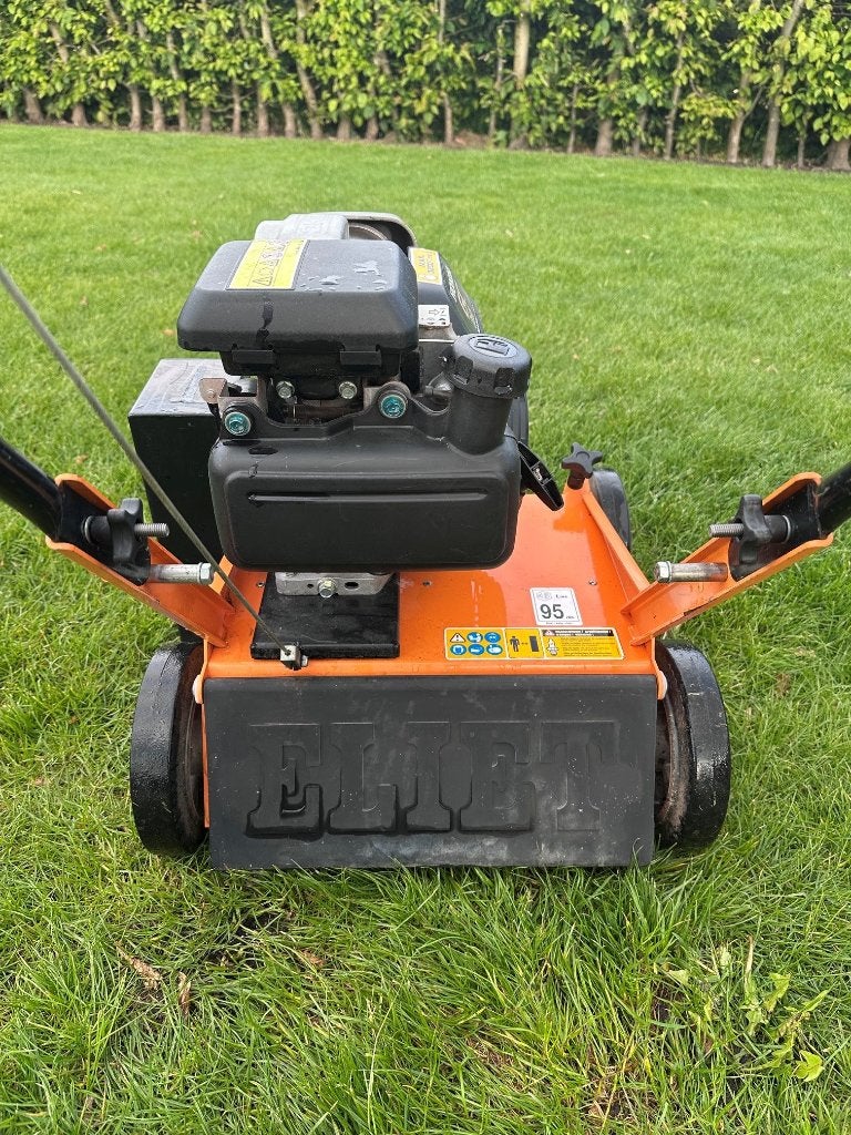.Eliet E 401 Benzine Verticuteerder Hondamotor + opvangzak, Tuin en Terras, Ophalen, Zo goed als nieuw, Benzine, Eliet