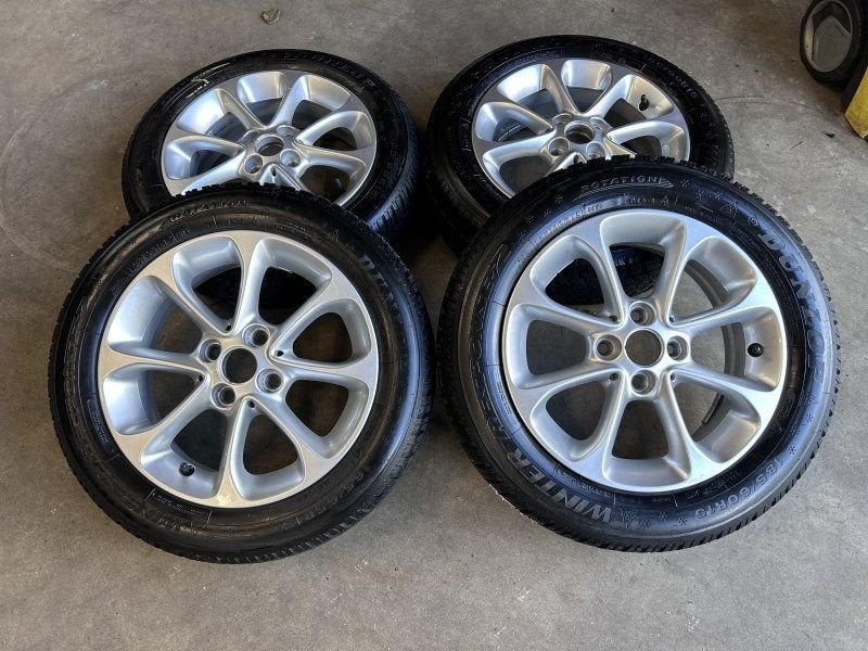 15 inch originele velgen + winterbanden Smart fortwo forfour, Auto-onderdelen, Gebruikt, 15 inch, -, -