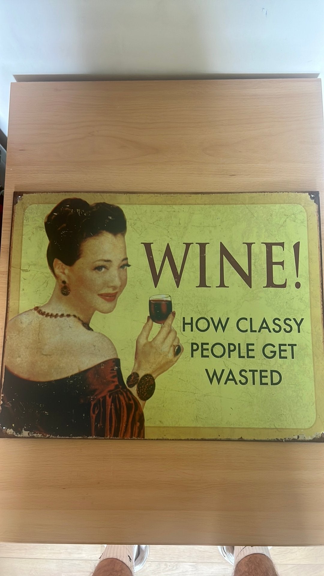 Retro wandbord, Antiek en Kunst, Ophalen