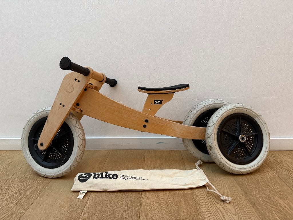 Wishbone 2-in-1 houten trike en loopfiets, Kinderen en Baby's, Ophalen, Gebruikt, Loopfiets