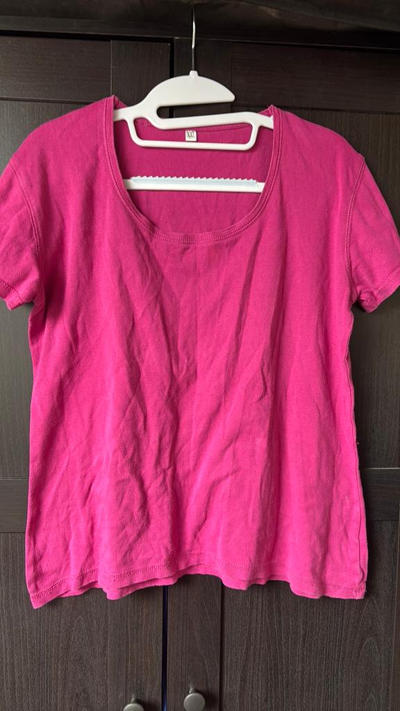 T shirt rose xxl, Kleding | Dames, T-shirts, Ophalen, Maat 46/48 (XL) of groter, Zo goed als nieuw, Korte mouw