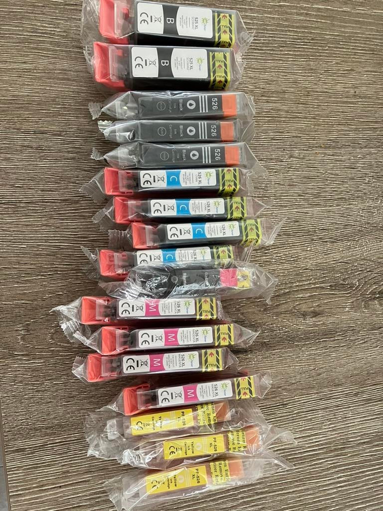 Inktpatronen Canon Pixma 17 stuks, Ophalen of Verzenden, Nieuw